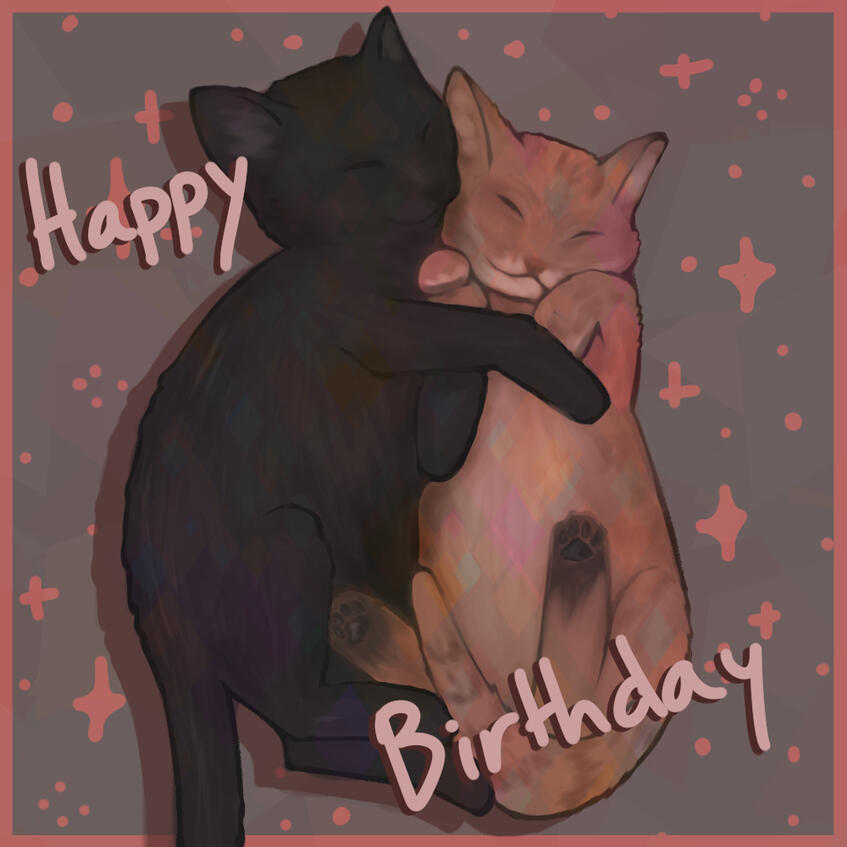 Cat Birthday Card
